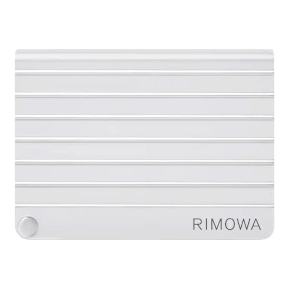 Rimowa Ribbed Aluminum Coin Card Case