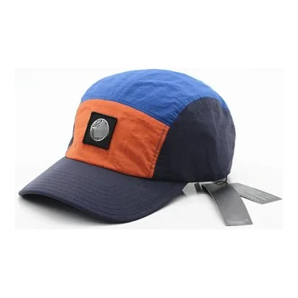 Color-Block Nylon 5-Panel Camp Cap