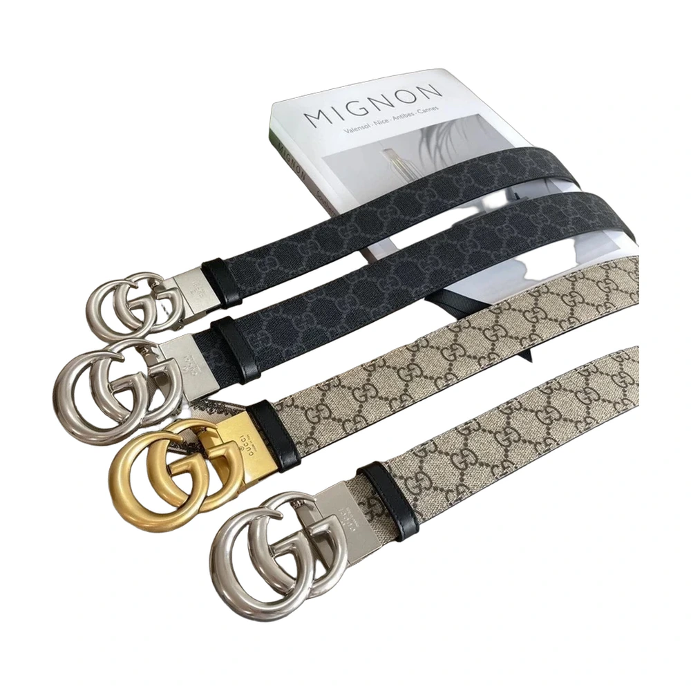 Gucci GG Supreme Belt with Double G Buckle