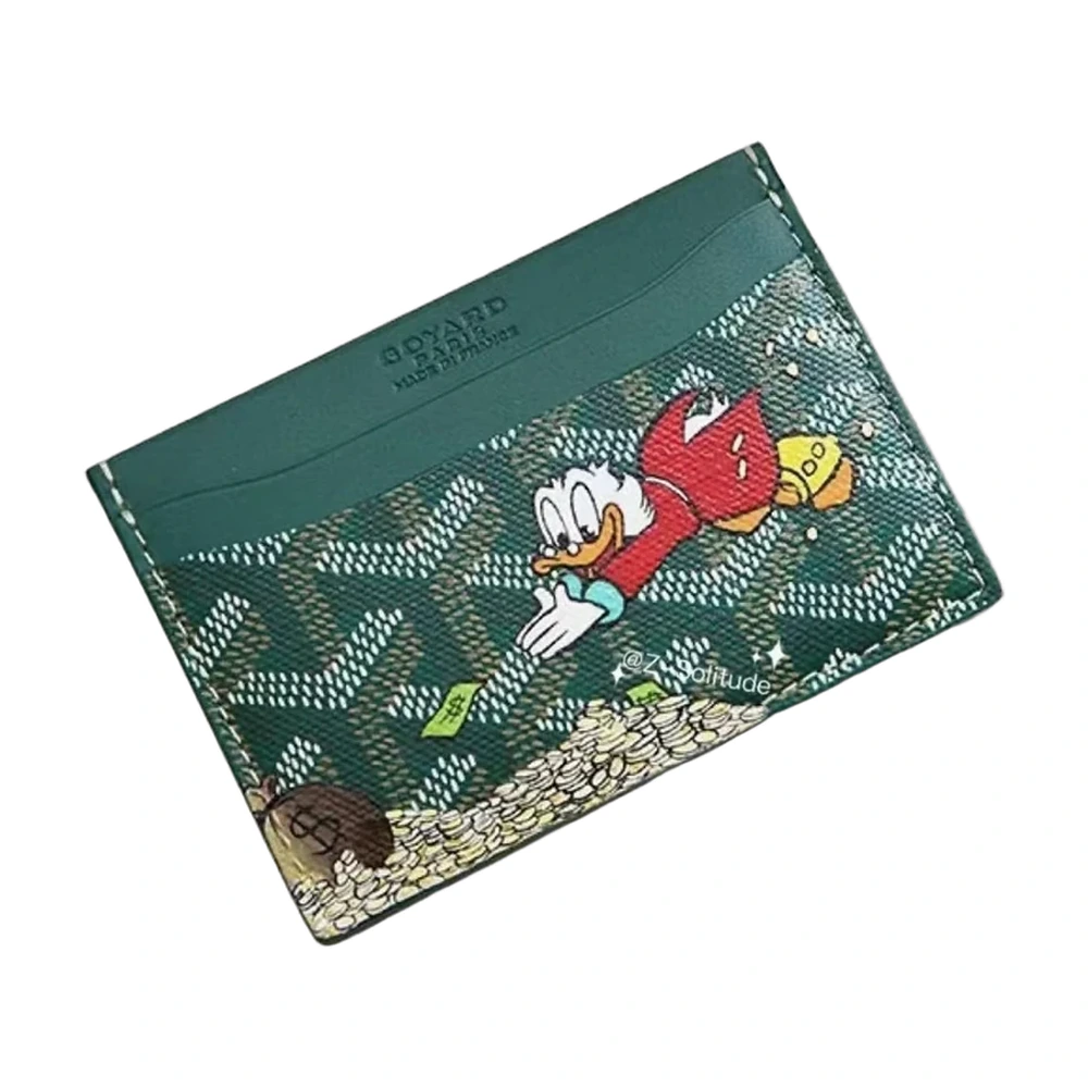 Goyard Card Holder Donald Duck Print