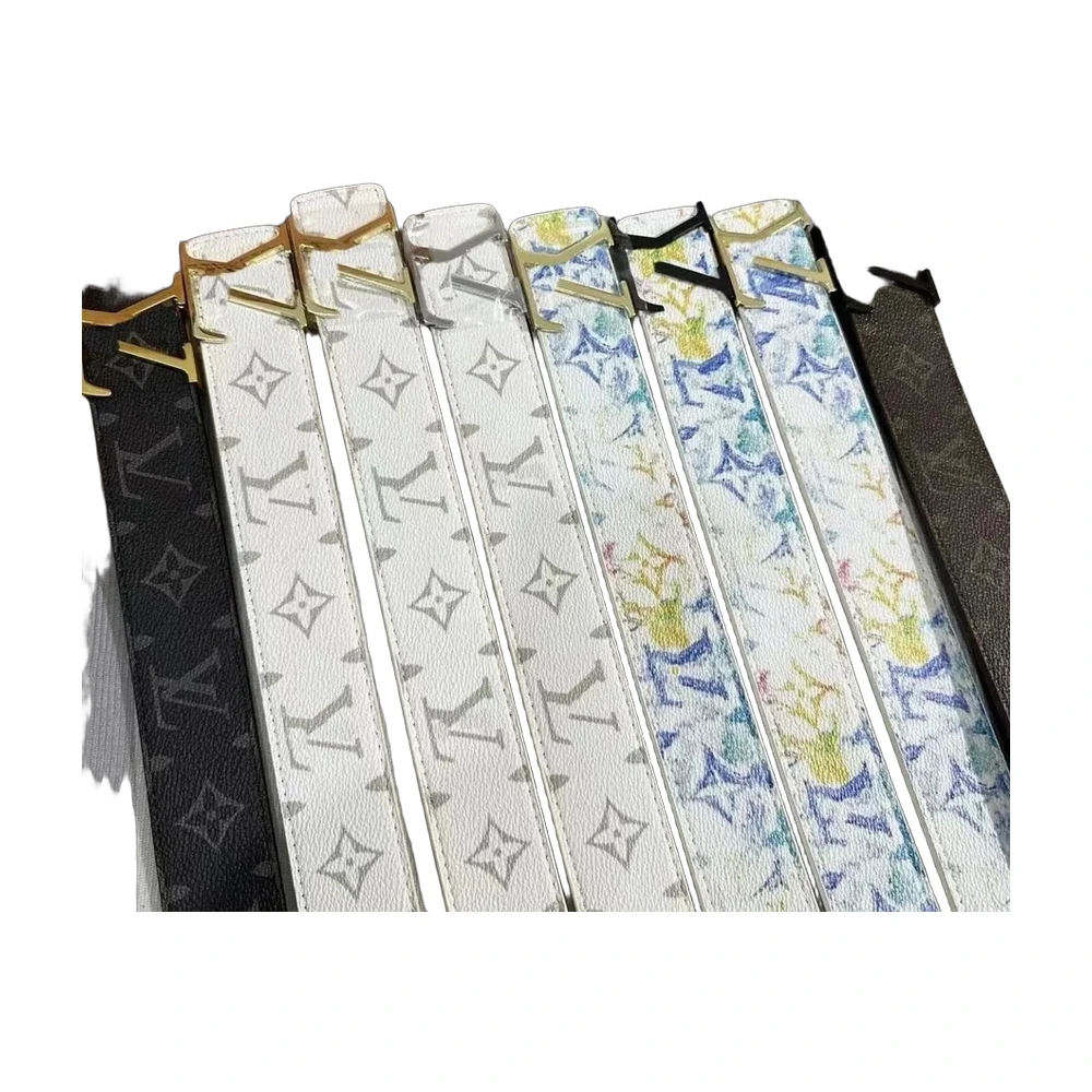 Louis Vuitton Initiales Belt (Monogram White & Multicolor)