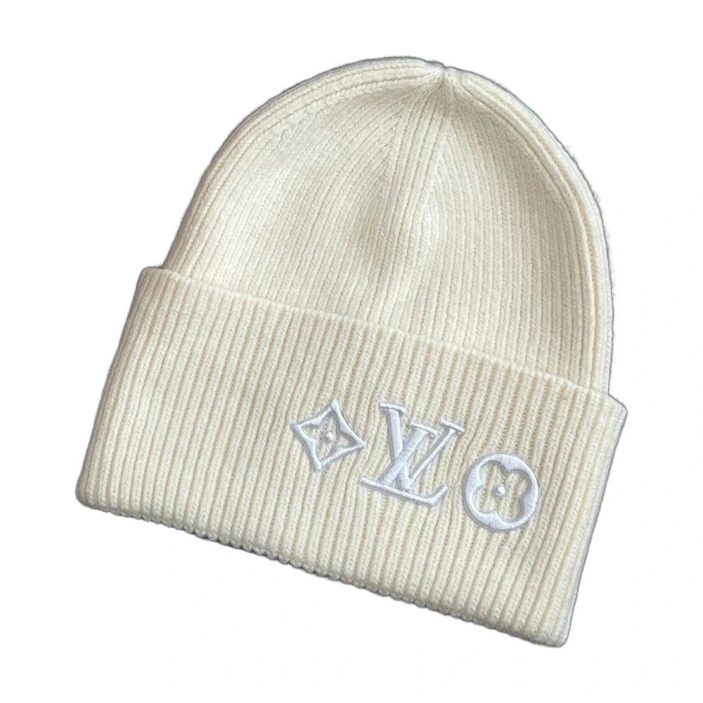 Louis Vuitton Monogram Beanie Cream