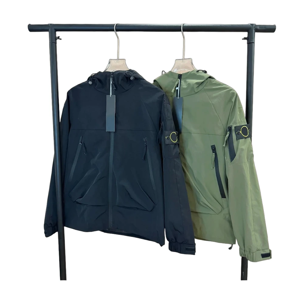 Stone Island Compass Badge Hooded Shell Jacket