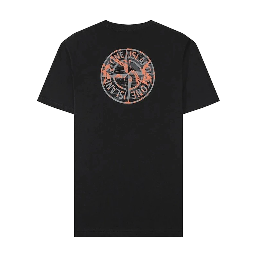 Stone Island Compass Logo Back-Print Tee