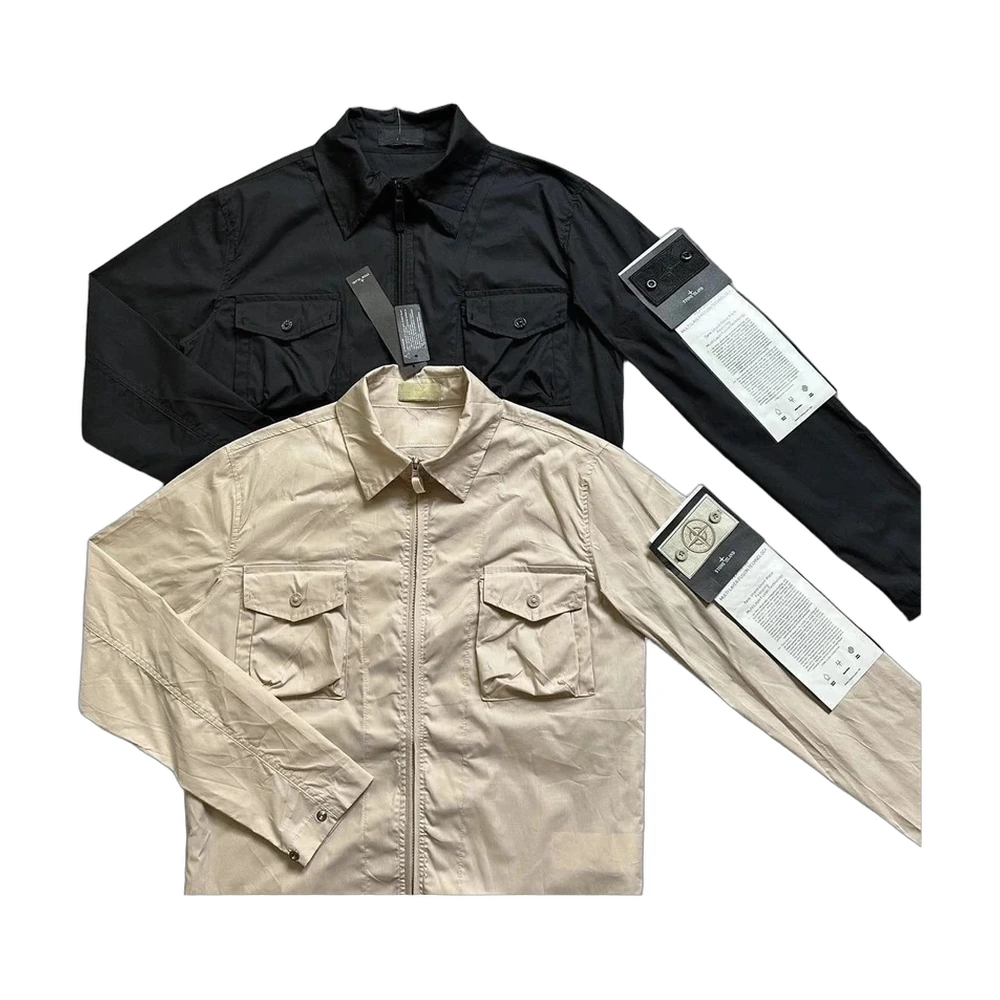 Stone Island Ghost Piece Zip Overshirt Jacket