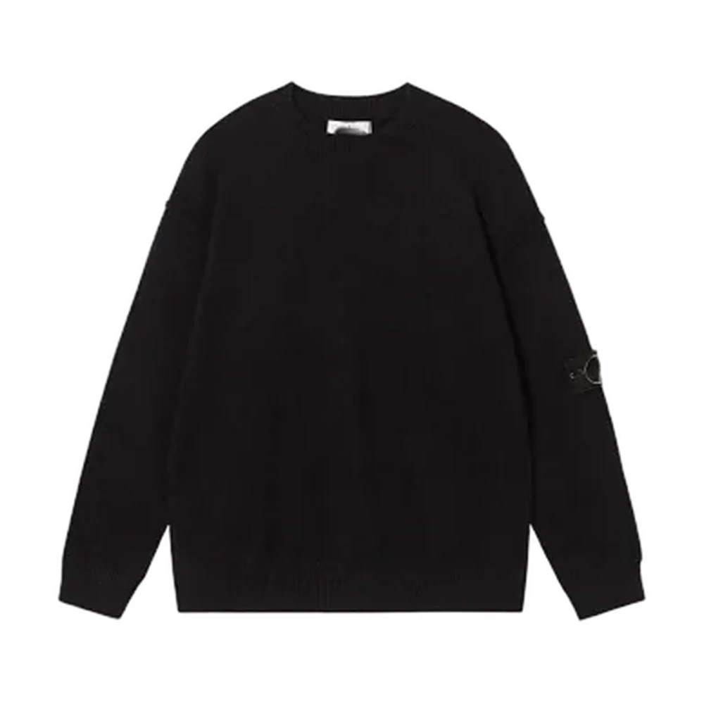 Stone Island Compass Badge Knit Crewneck Sweater