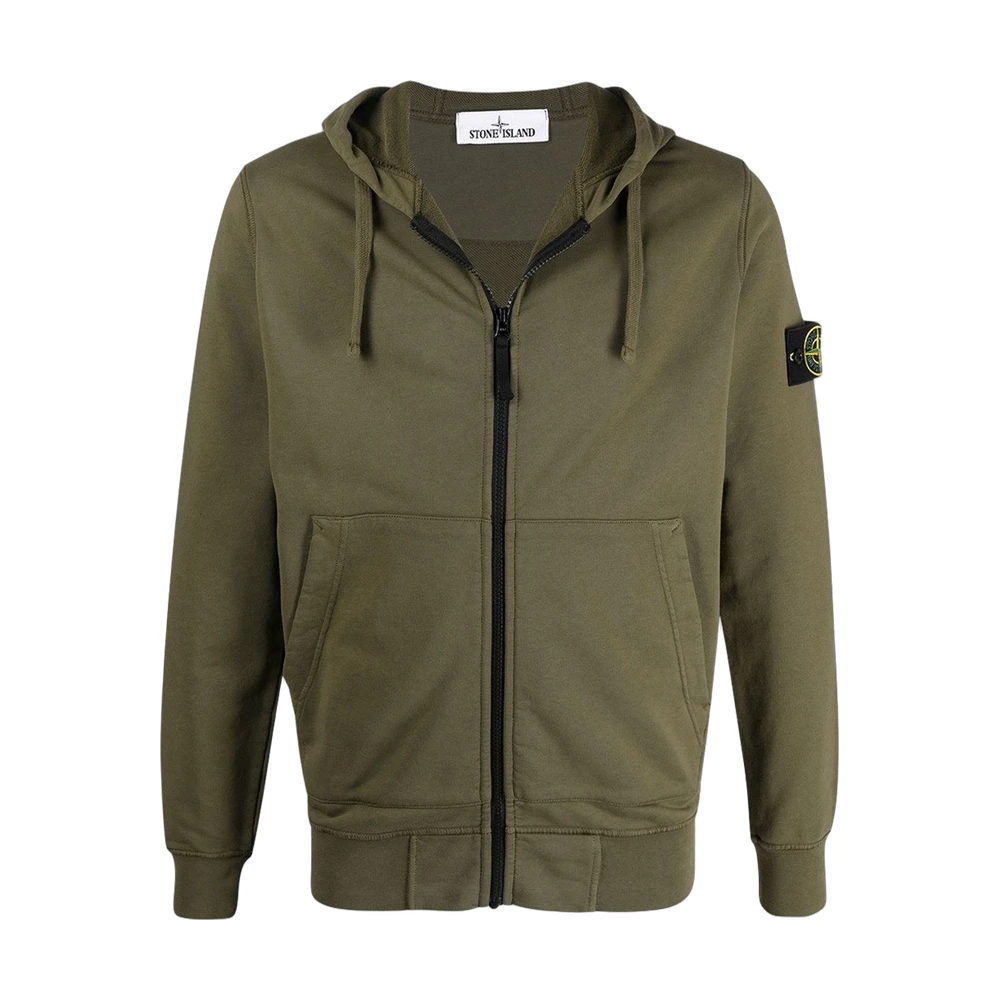 Stone Island Compass Badge Full-Zip Hoodie