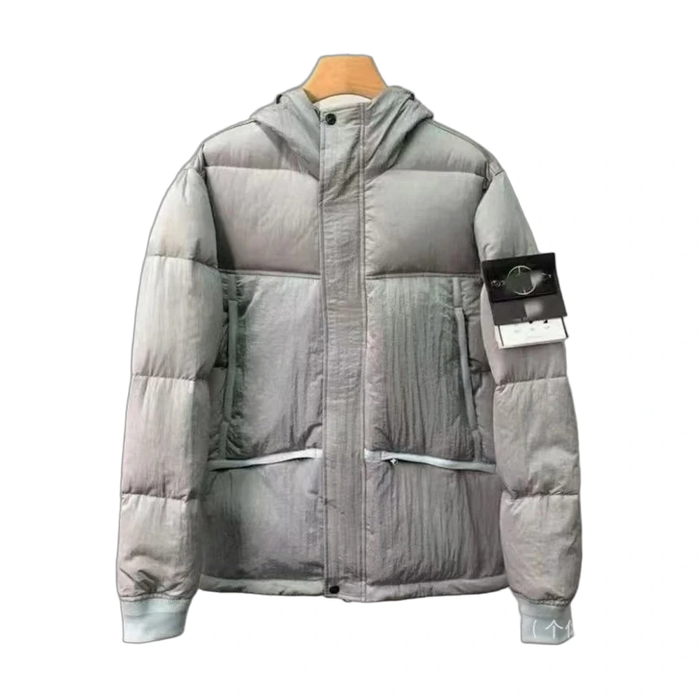 Stone Island Ghost Piece Hooded Puffer Jacket