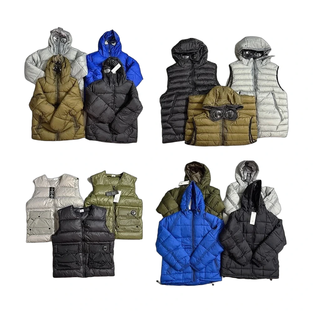 C.P. Company Goggle Hooded Down Puffer Jacket & Vest