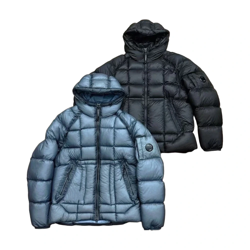 C.P. Company Lens Badge Hooded Puffer Jacket