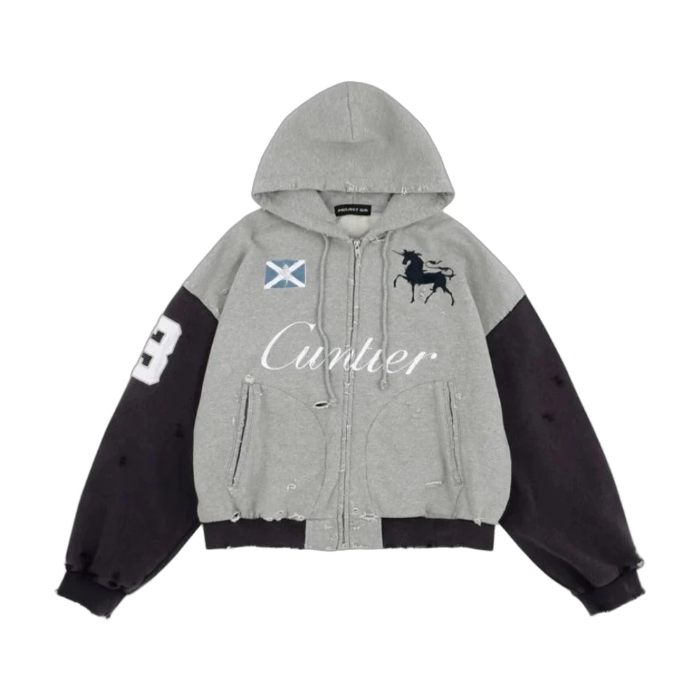 Corteiz Cuntier Colorblock Zip Hoodie