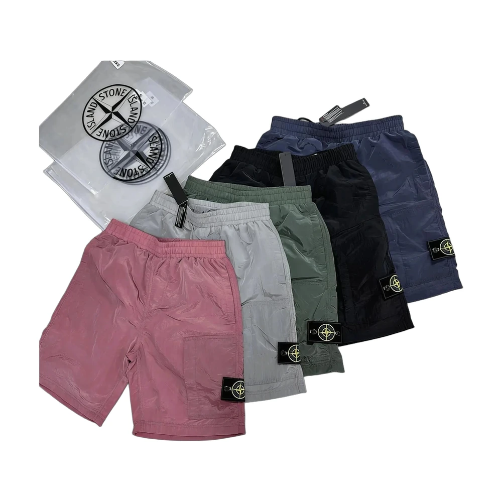 Stone Island Compass Badge Nylon Shorts