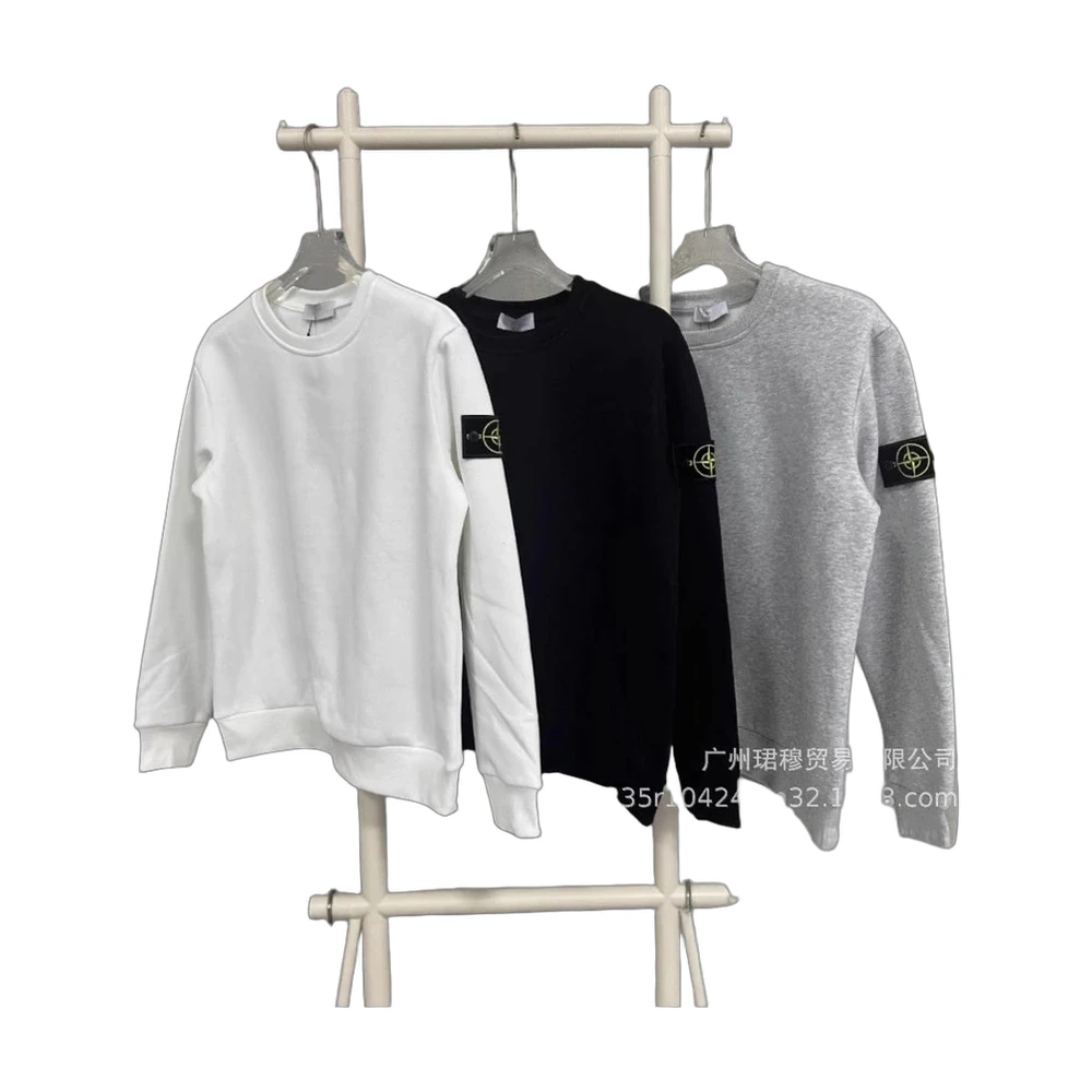 Stone Island Compass Badge Crewneck Sweatshirt