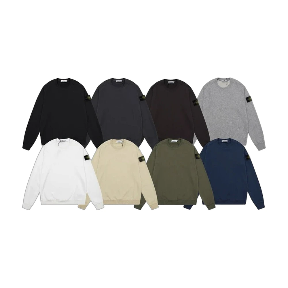 Stone Island Compass Badge Crewneck Sweatshirt