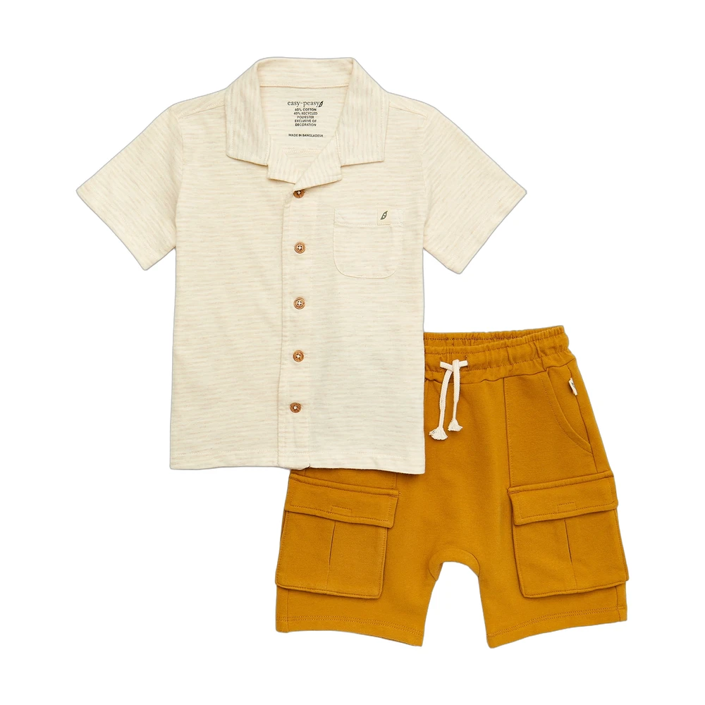 Camp Shirt and Shorts Set