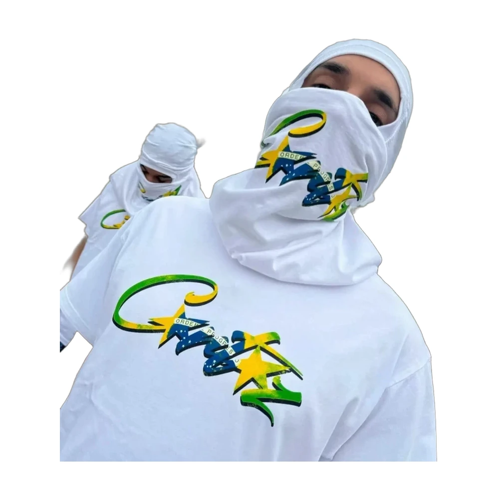 Corteiz Brazil Logo White Tee