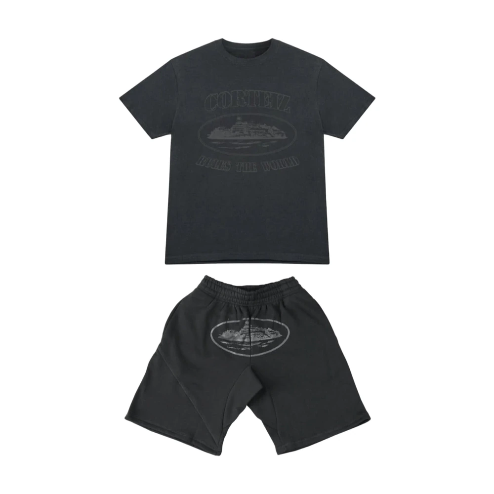 Corteiz Alcatraz Tee and Shorts Set