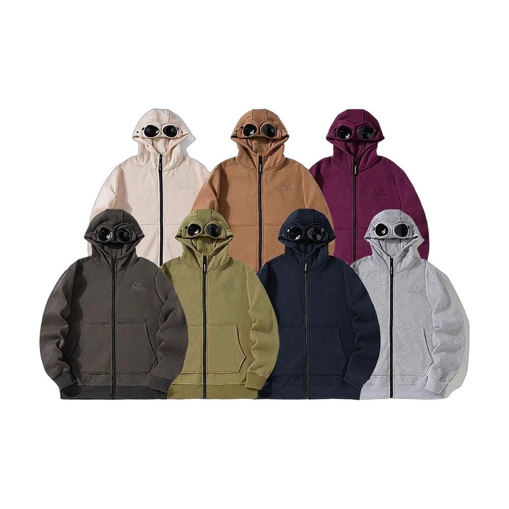 C.P. Company Goggle Lens Zip-Up Hoodie