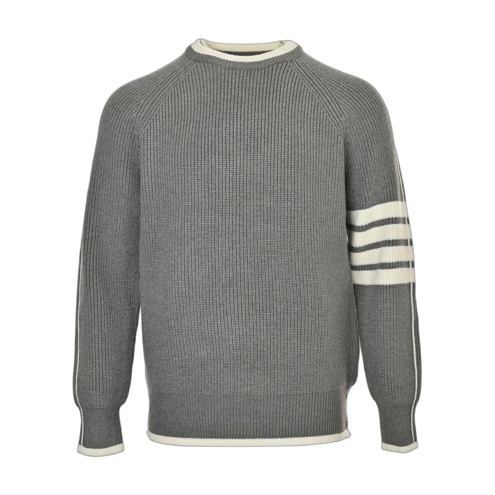 Thom Browne 4-Bar Chunky Crewneck Sweater