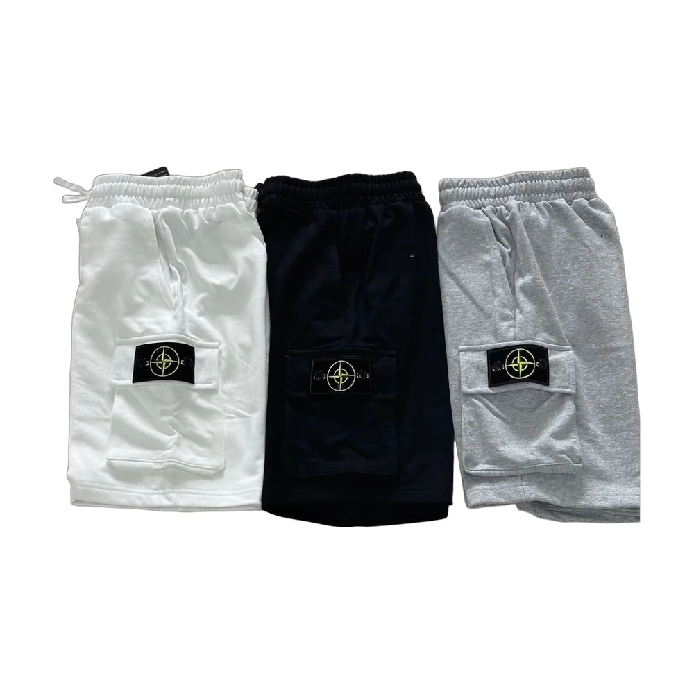Stone Island Badge Fleece Shorts