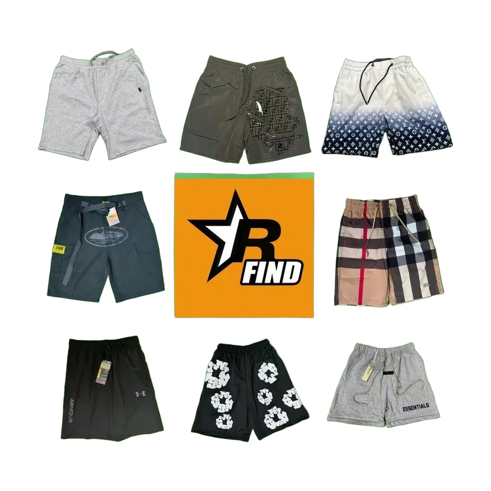 Designer Shorts Bundle (Under Armour, Burberry, Denim Tears, Essentials)