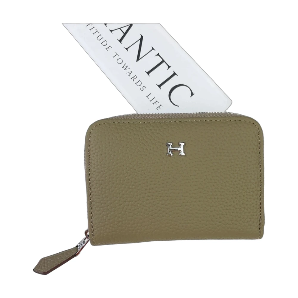 Hermes Compact Zip Wallet Olive
