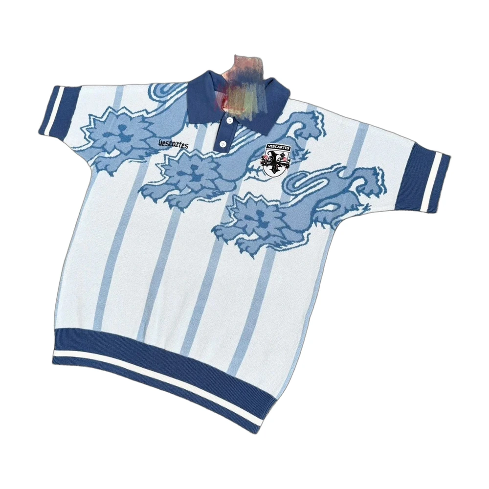 Dragon Jacquard Knit Polo