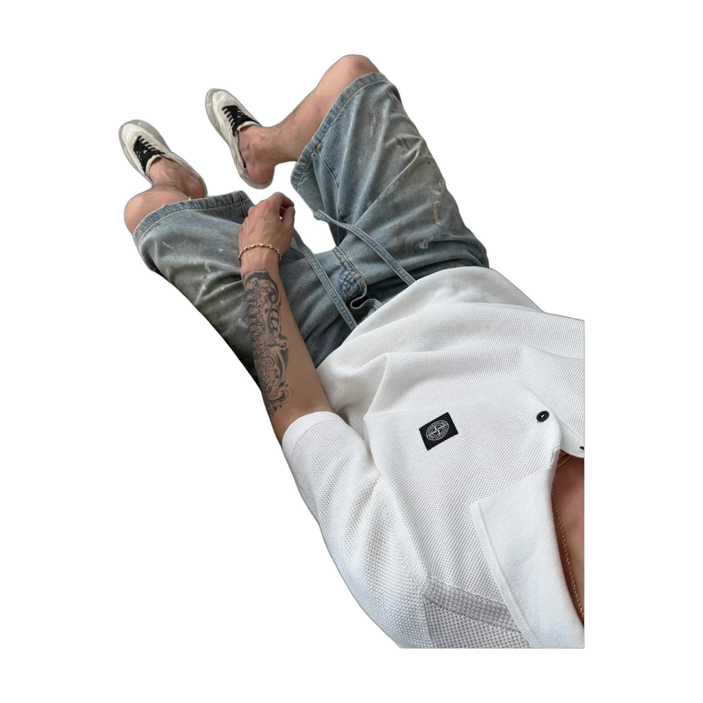 Stone Island Compass Logo Polo Shirt