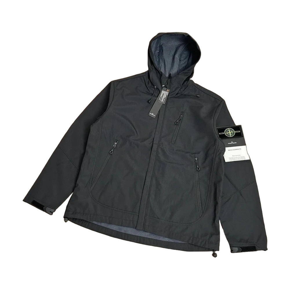 Stone Island Soft Shell Hooded Jacket