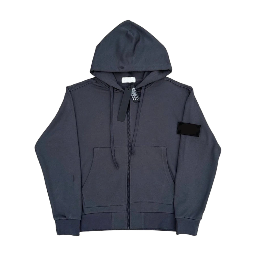 Stone Island Compass Patch Zip Hoodie