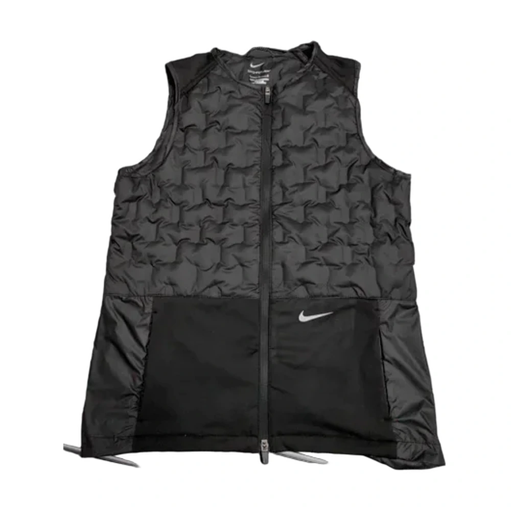 White Quilted Down Puffer Vest