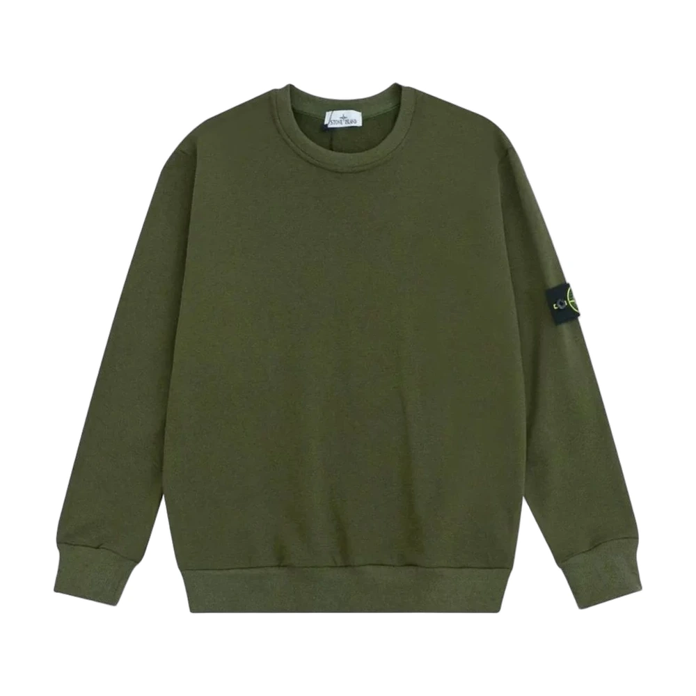 Stone Island Compass Patch Crewneck Sweatshirt