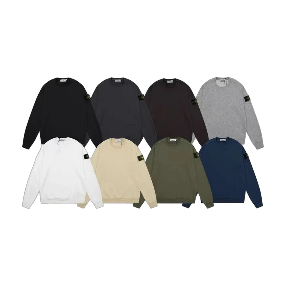 Stone Island Compass Badge Crewneck Sweatshirt