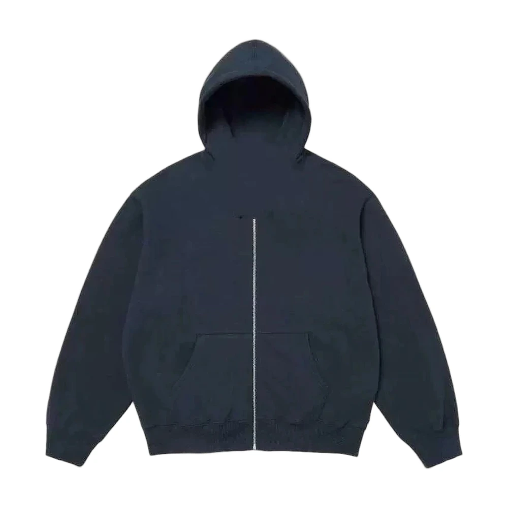 Supreme Reflective Embroidery Zip Hoodie