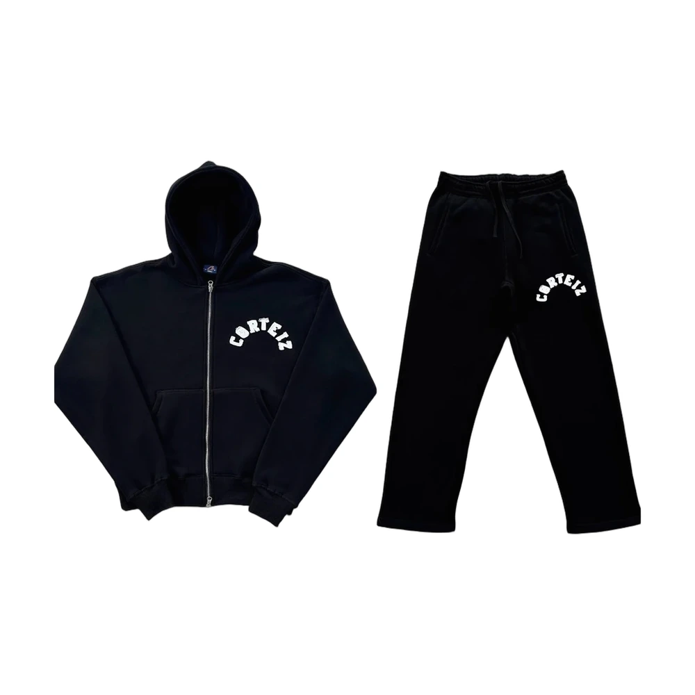 Corteiz Arch Logo Zip Hoodie Tracksuit