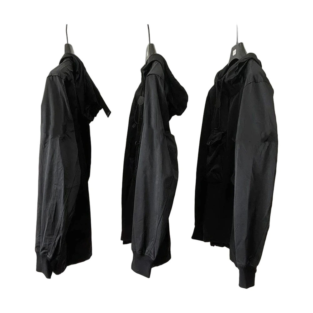 Washed Nylon Hooded Coach Jacket