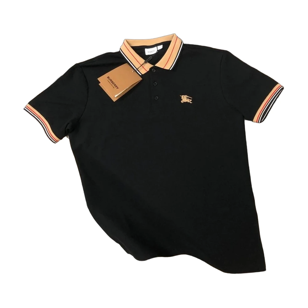 Burberry Check Trim Polo Shirt