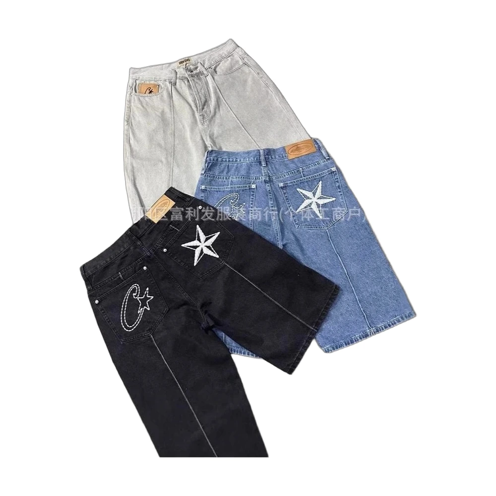 Corteiz Star Denim Shorts