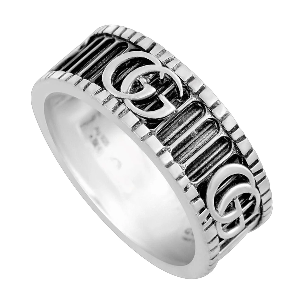 Gucci Double G Sterling Silver Ring