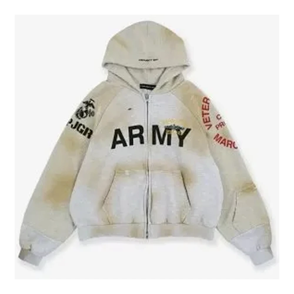 Gallery Dept Army Zip-Up Hoodie