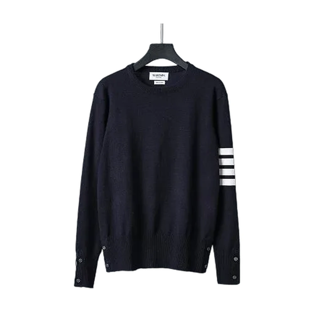 Thom Browne 4-Bar Crewneck Sweater