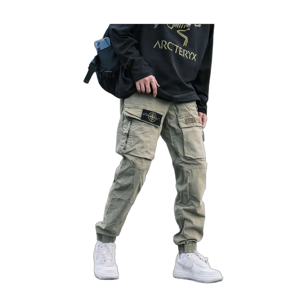 Stone Island Compass Badge Cargo Joggers