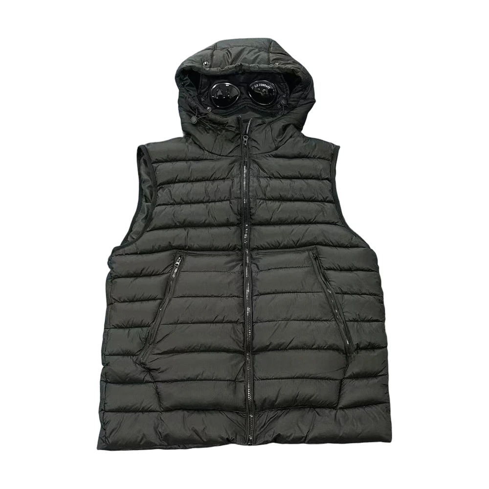 C.P. Company Goggle Lens Hooded Down Vest