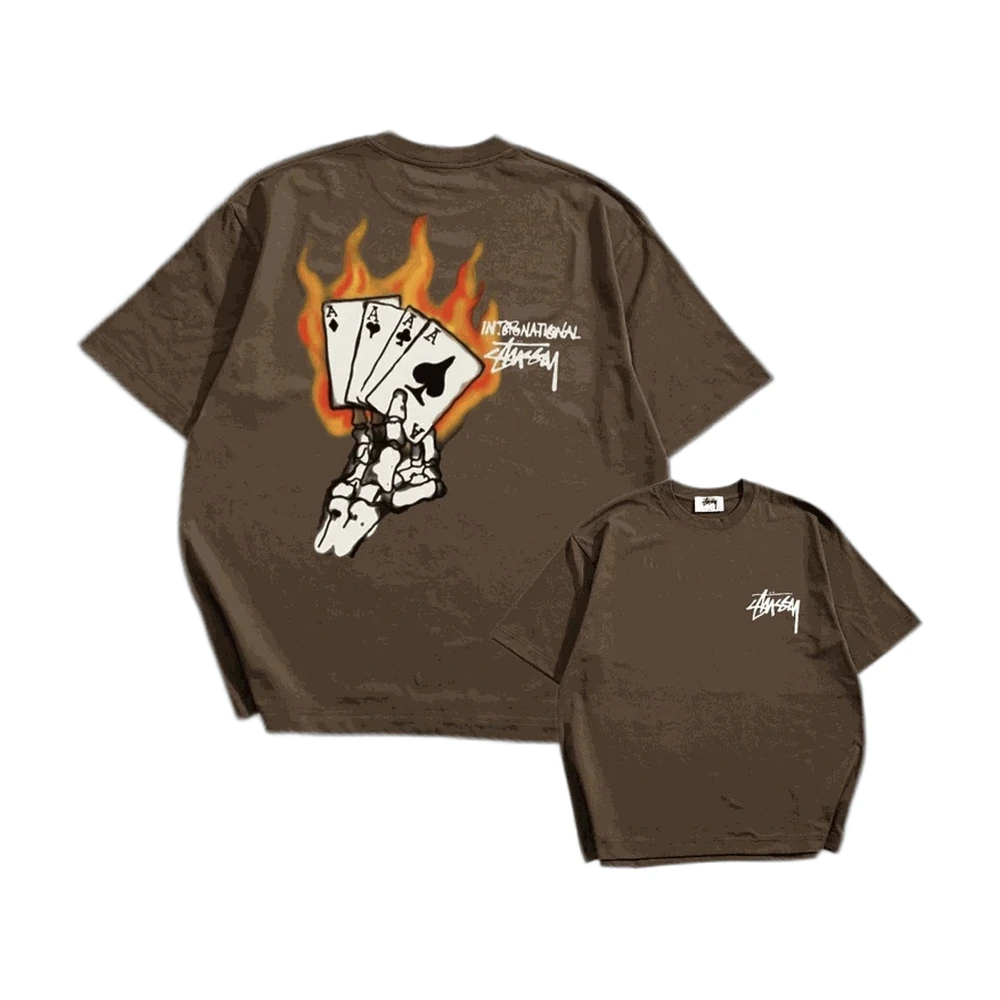 Stussy Flaming Cards Tee
