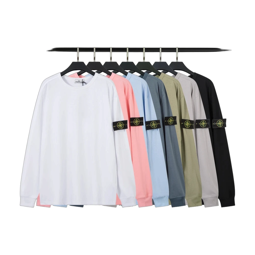 Stone Island Compass Badge Long Sleeve T-Shirt