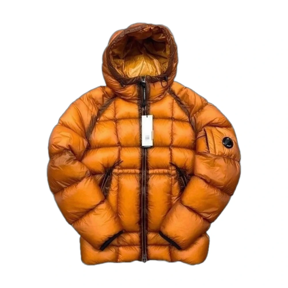 C.P. Company Lens Badge Hooded Down Jacket