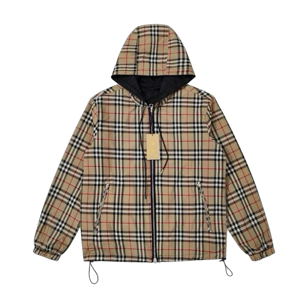 Burberry Archive Check Reversible Hooded Jacket