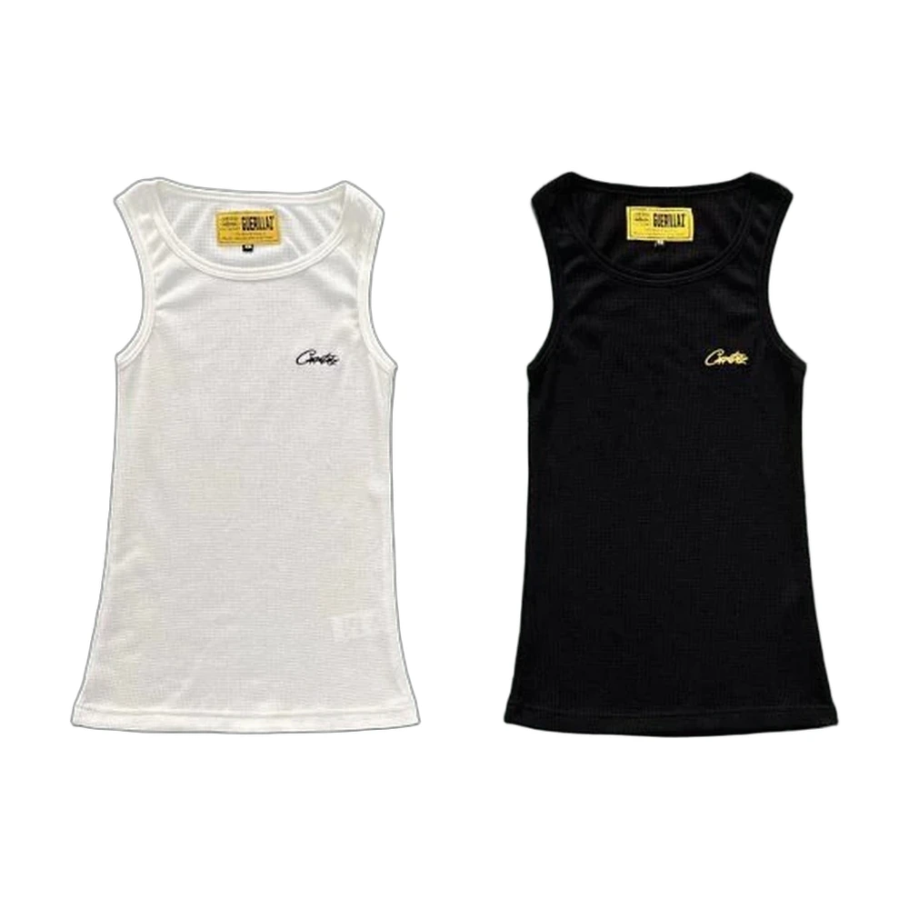 Corteiz Script Logo Ribbed Tank Top