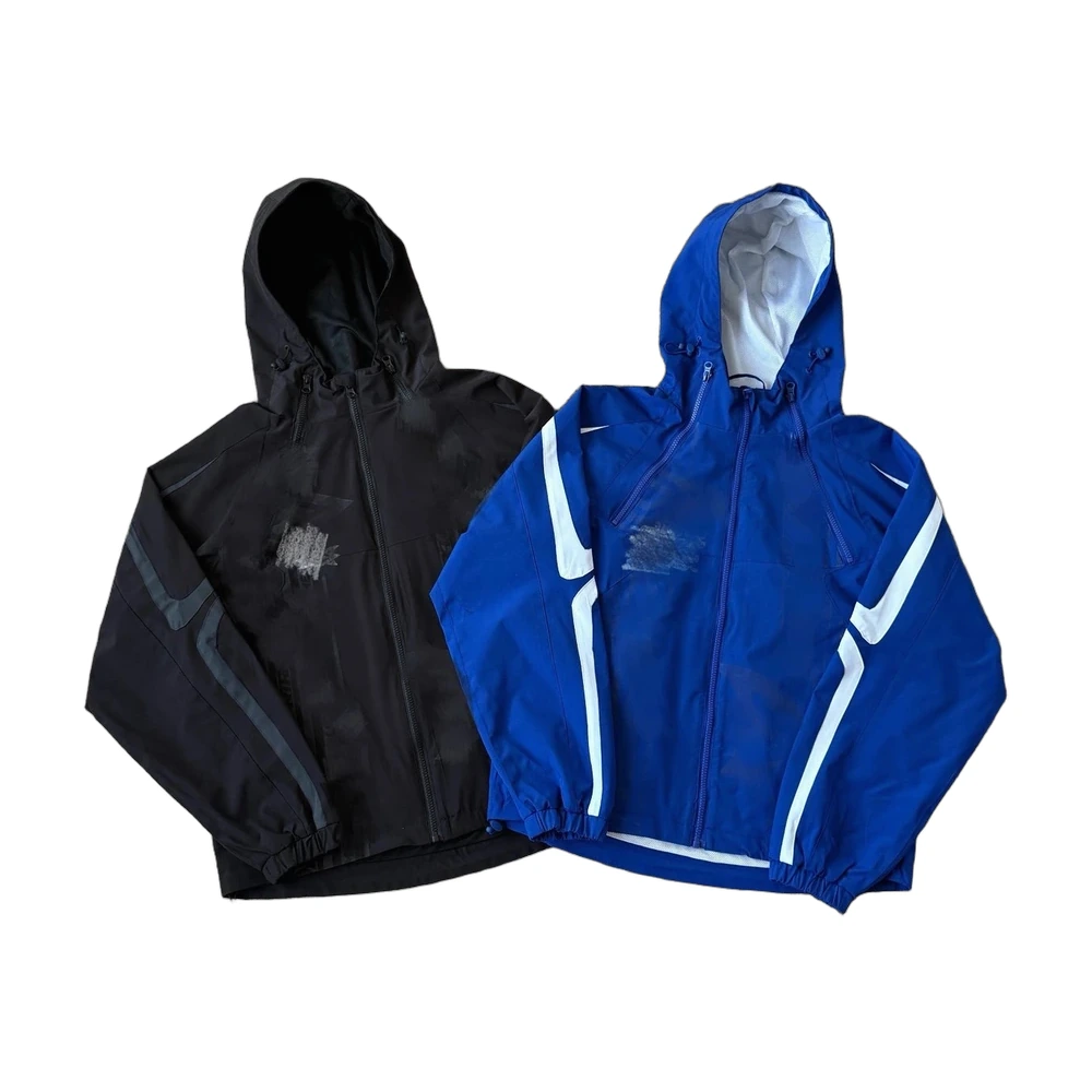 Reflective Hooded Windbreaker Jacket