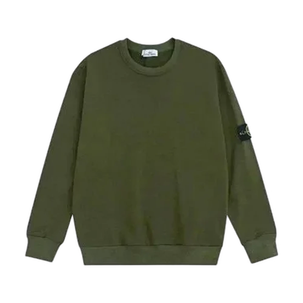 Stone Island Garment-Dyed Crewneck Sweatshirt